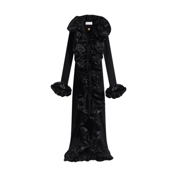 Schiaparelli Sculptural Ruffle Dress Dresses in Schiaparelli Authentic Luxury Fashion at Coveti