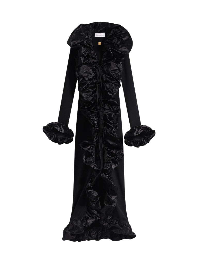 Schiaparelli Sculptural Ruffle Dress