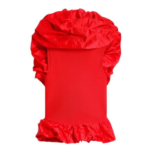 Schiaparelli Sculptural Ruffle Top Tops in Schiaparelli Authentic Luxury Fashion at Coveti
