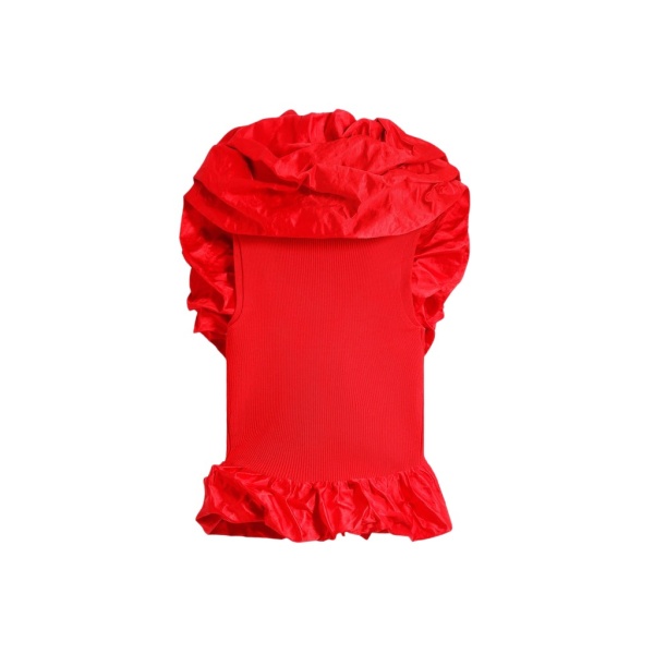 Schiaparelli Sculptural Ruffle Top Tops in Schiaparelli Authentic Luxury Fashion at Coveti