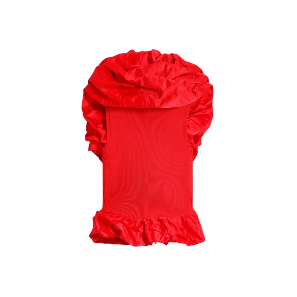 Schiaparelli Sculptural Ruffle Top Tops in Schiaparelli Authentic Luxury Fashion at Coveti