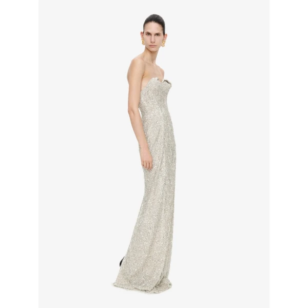 Schiaparelli Sequin Bustier Dress Dresses in Schiaparelli Authentic Luxury Fashion at Coveti