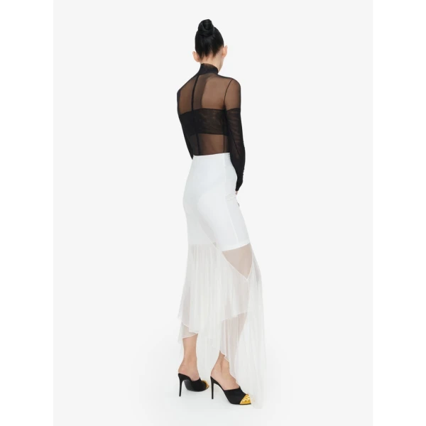 Schiaparelli Sheer Skirt Skirts in Schiaparelli Authentic Luxury Fashion at Coveti
