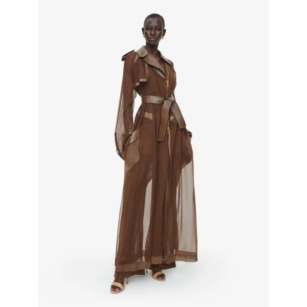 Schiaparelli Trench Transparent Coats in Schiaparelli Authentic Luxury Fashion at Coveti