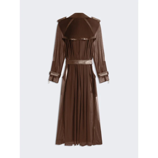 Schiaparelli Trench Transparent Coats in Schiaparelli Authentic Luxury Fashion at Coveti