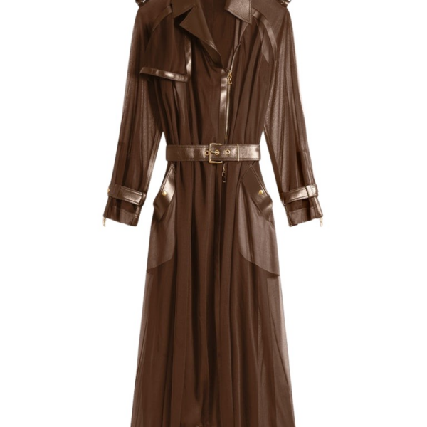 Schiaparelli Trench Transparent Coats in Schiaparelli Authentic Luxury Fashion at Coveti