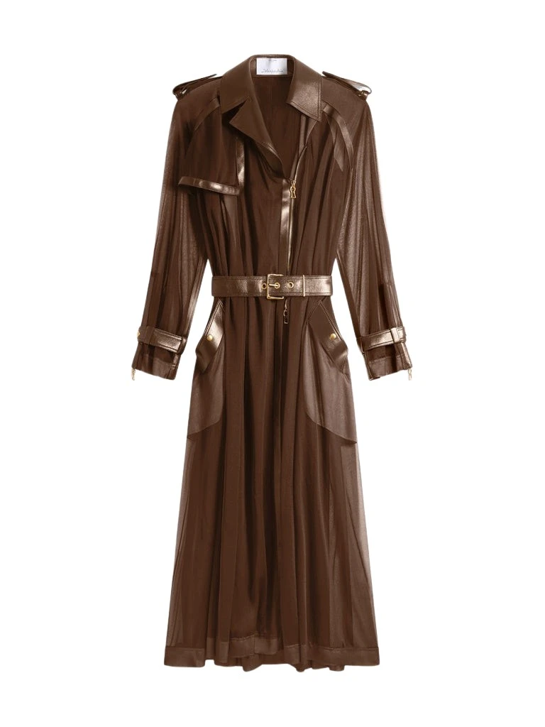 Schiaparelli-Trench-Transparent-335887_nobg Schiaparelli Trench Transparent Coats in Schiaparelli Authentic Luxury Fashion at Coveti