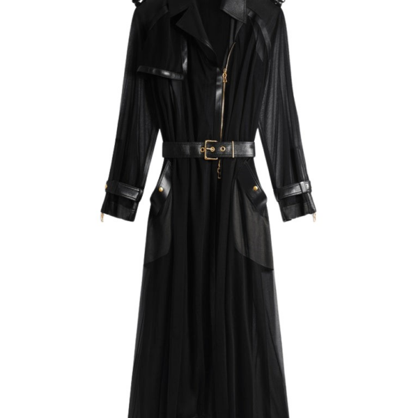 Schiaparelli Transparent Trench Coats in Schiaparelli Authentic Luxury Fashion at Coveti