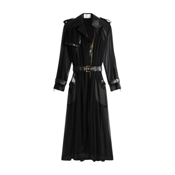 Schiaparelli Trench Transparent Coats in Schiaparelli Authentic Luxury Fashion at Coveti