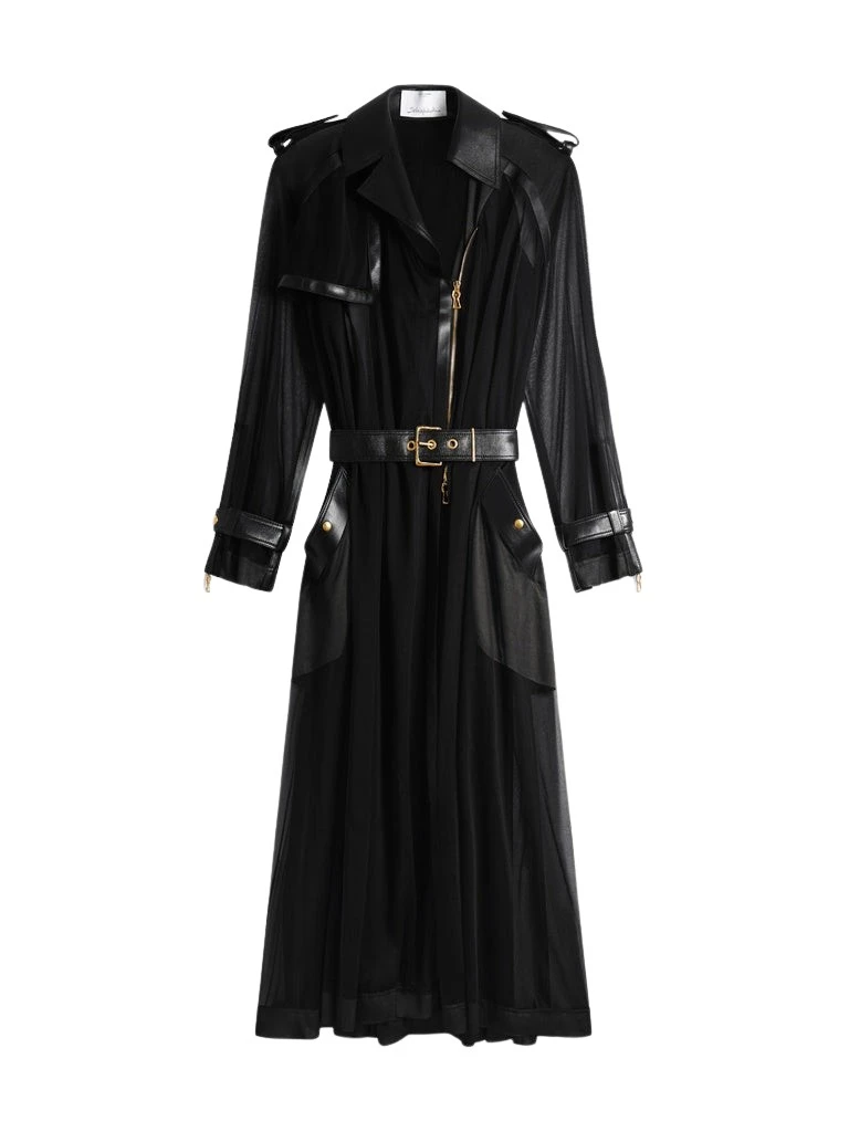Schiaparelli-Trench-Transparent77986_nobg Schiaparelli Trench Transparent Coats in Schiaparelli Authentic Luxury Fashion at Coveti