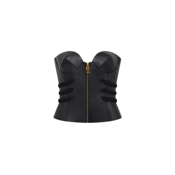 Schiaparelli Trompe L'Oeil Bustier Tops in Schiaparelli Authentic Luxury Fashion at Coveti