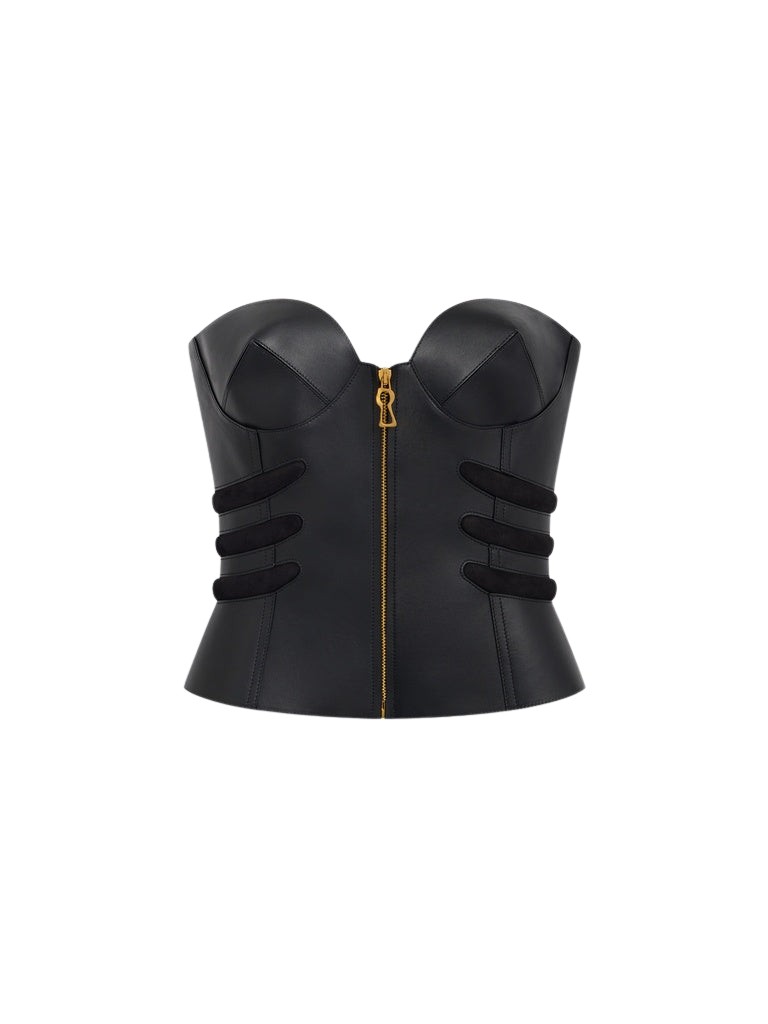 Schiaparelli Trompe L'Oeil Bustier Tops in Schiaparelli Authentic Luxury Fashion at Coveti