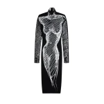Schiaparelli Trompe L'Oeil Dress Dresses in Schiaparelli Authentic Luxury Fashion at Coveti