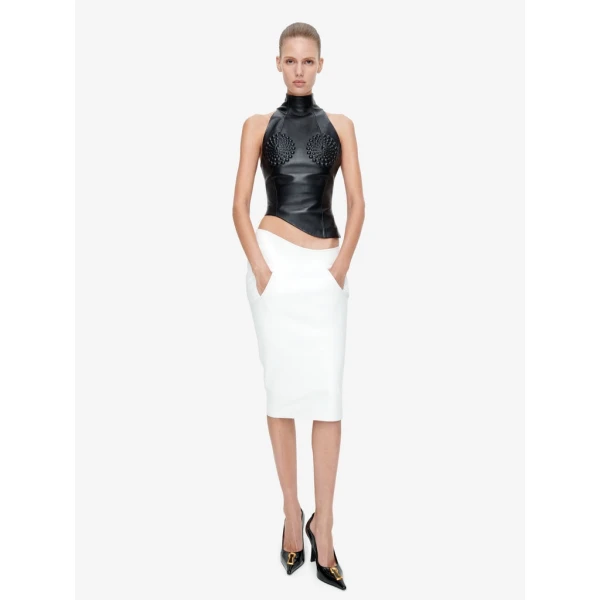 Schiaparelli Trompe L'Oeil Wave Top Tops in Schiaparelli Authentic Luxury Fashion at Coveti