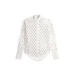 Schiaparelli Tuxedo Shirt Tops in Schiaparelli Authentic Luxury Fashion at Coveti