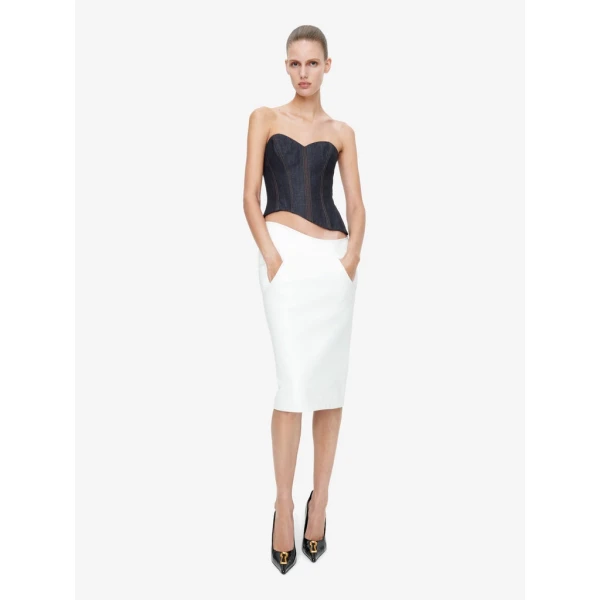 Schiaparelli Wave Bustier Tops in Schiaparelli Authentic Luxury Fashion at Coveti