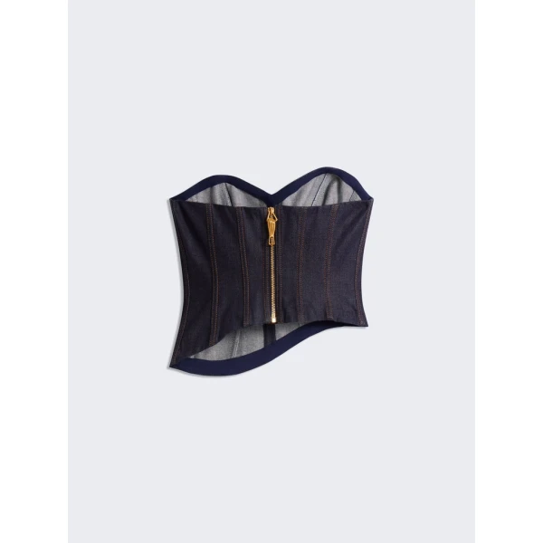 Schiaparelli Wave Bustier Tops in Schiaparelli Authentic Luxury Fashion at Coveti