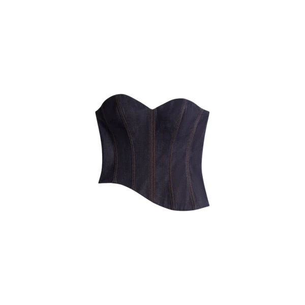 Schiaparelli Wave Bustier Tops in Schiaparelli Authentic Luxury Fashion at Coveti