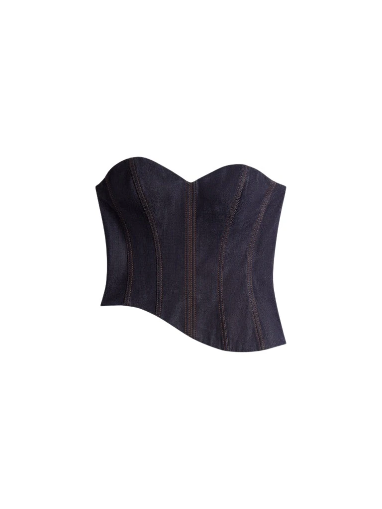 Schiaparelli Wave Bustier Tops in Schiaparelli Authentic Luxury Fashion at Coveti