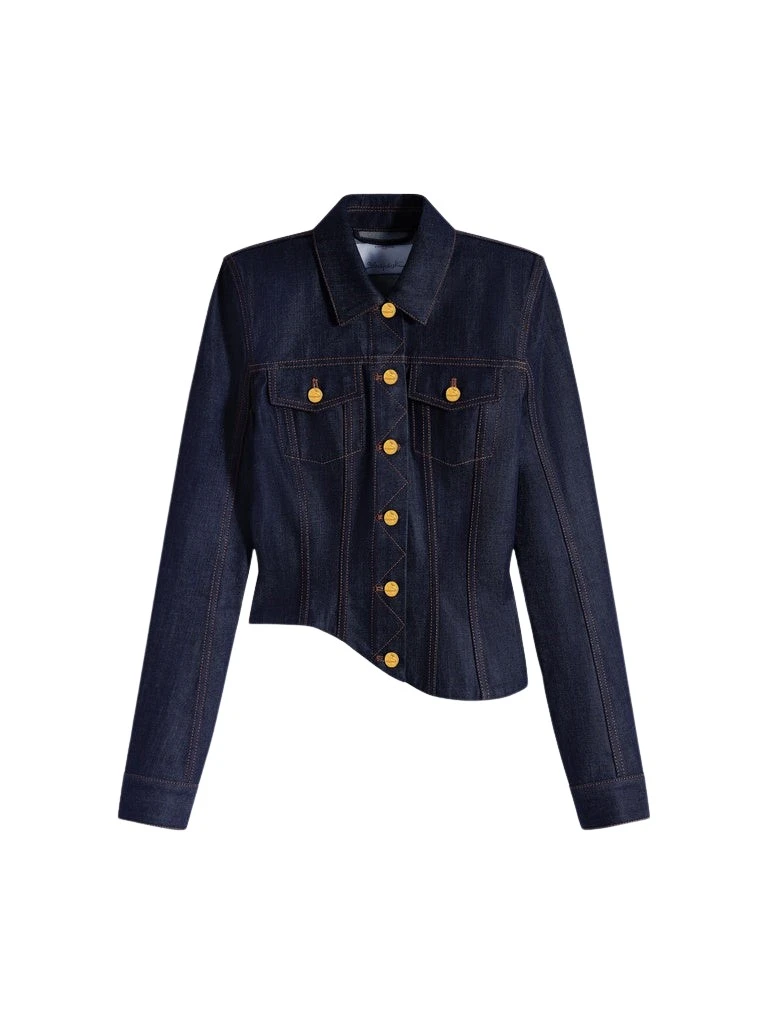 Schiaparelli-Wave-Denim-Jacket28111_nobg Schiaparelli Wave Denim Jacket Jackets in Schiaparelli Authentic Luxury Fashion at Coveti