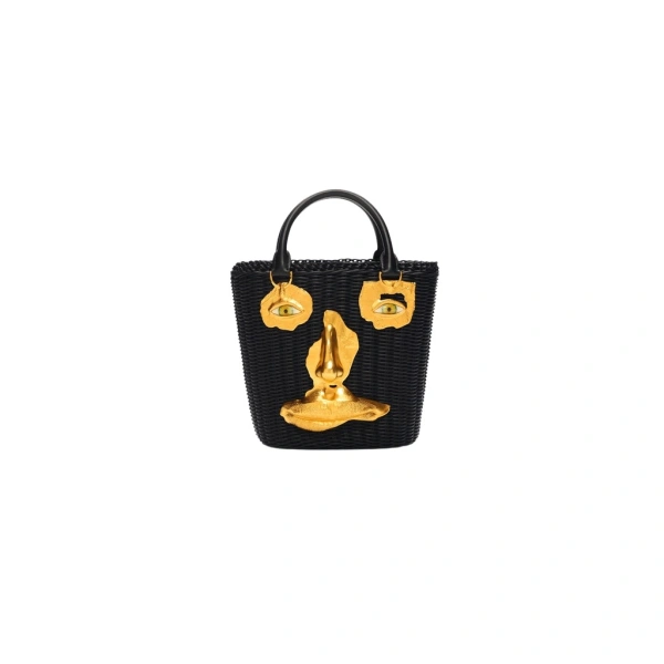 Schiaparelli Wicker Face Bag