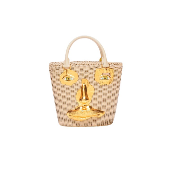 Schiaparelli Wicker Face Bag