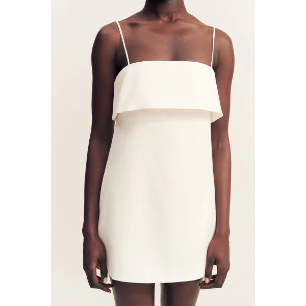 Felix Mini Dress - Coconut - Image 9