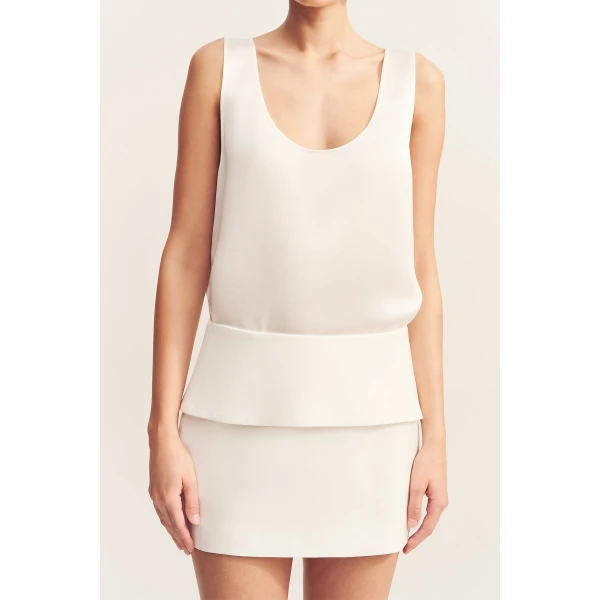 Shona Joy Felix Mini Skirt – Coconut, view 7