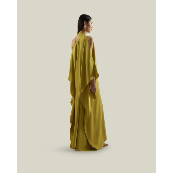 Taller Marmo Barths Kaftan In Gold Kiwi, view 3