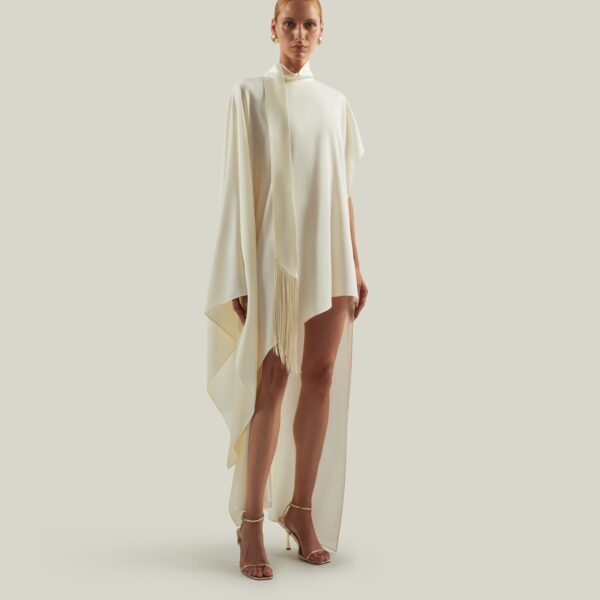 Taller Marmo California Kaftan In Latte - Dresses - Italian Luxury Evening Wear at Coveti
