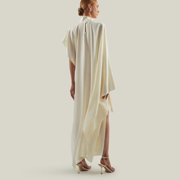Taller Marmo California Kaftan In Latte - Dresses - Italian Luxury Evening Wear at Coveti