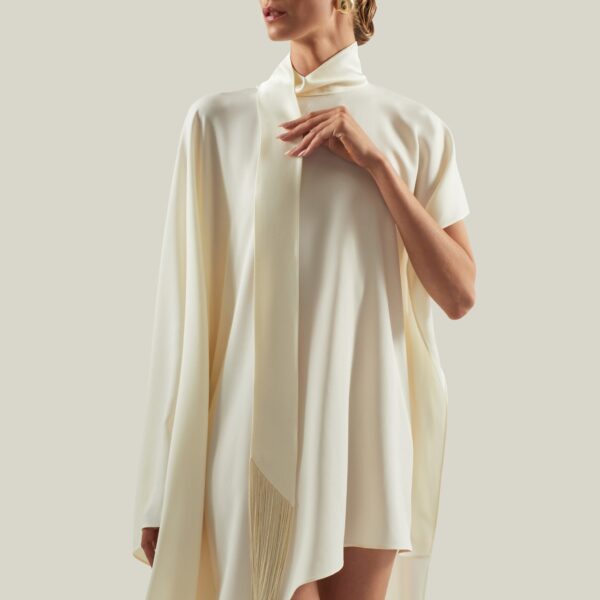 Taller Marmo California Kaftan In Latte - Dresses - Italian Luxury Evening Wear at Coveti