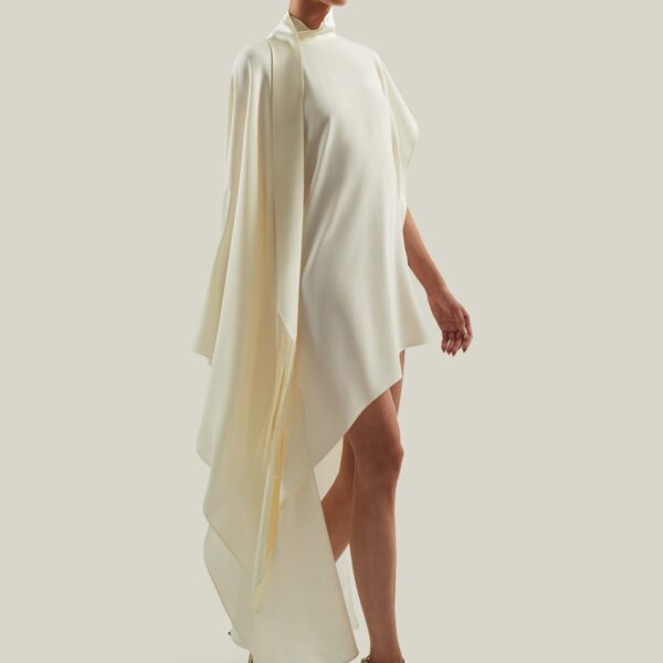 Taller Marmo California Kaftan In Latte - Dresses - Italian Luxury Evening Wear at Coveti