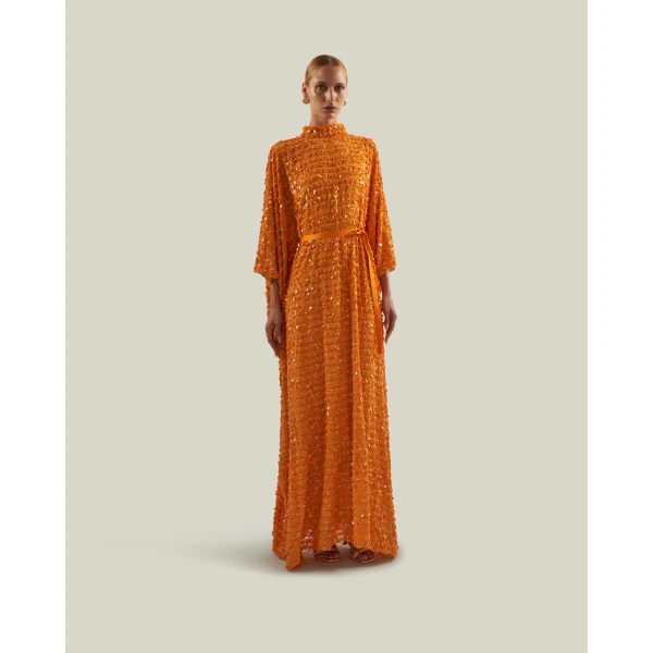 Taller Marmo Caracciolo Kaftan In Mandarin, view 2