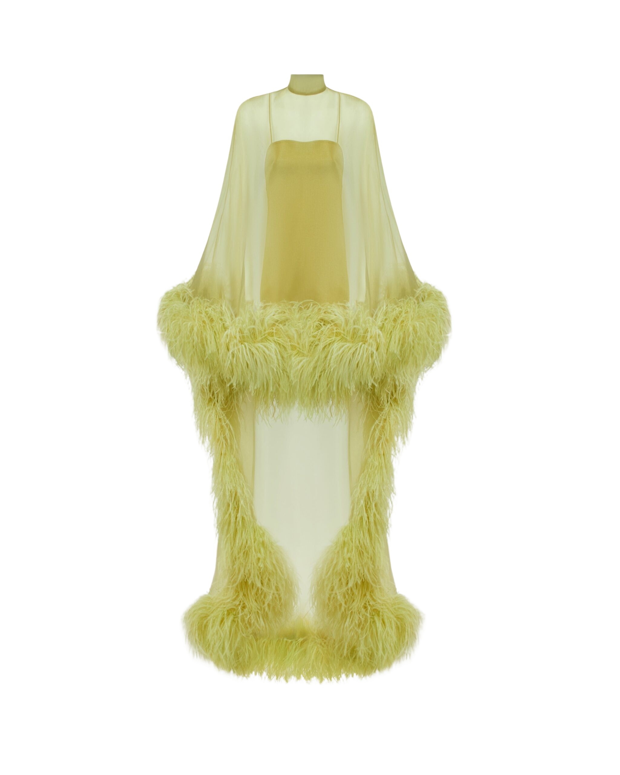 Taller-Marmo-Daisy-Kaftan-In-Gold-Kiwi-scaled50330_nobg Taller Marmo Daisy Kaftan In Gold Kiwi - Dresses - Italian Luxury Evening Wear at Coveti