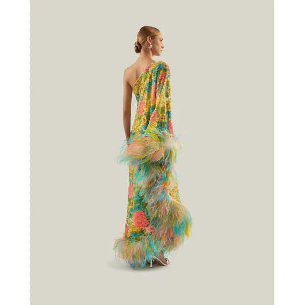Taller Marmo Marie-Helene Dress In Multicolor, view 3