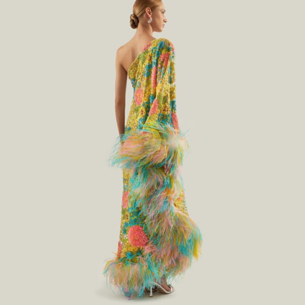 Taller Marmo Marie-Helene Dress In Multicolor - Dresses - Italian Luxury Evening Wear at Coveti