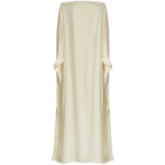 Taller Marmo Mila Kaftan In Latte - Dresses - Italian Luxury Evening Wear at Coveti