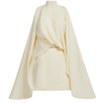 Taller Marmo Mini Bacall Dress In Latte - Dresses - Italian Luxury Evening Wear at Coveti