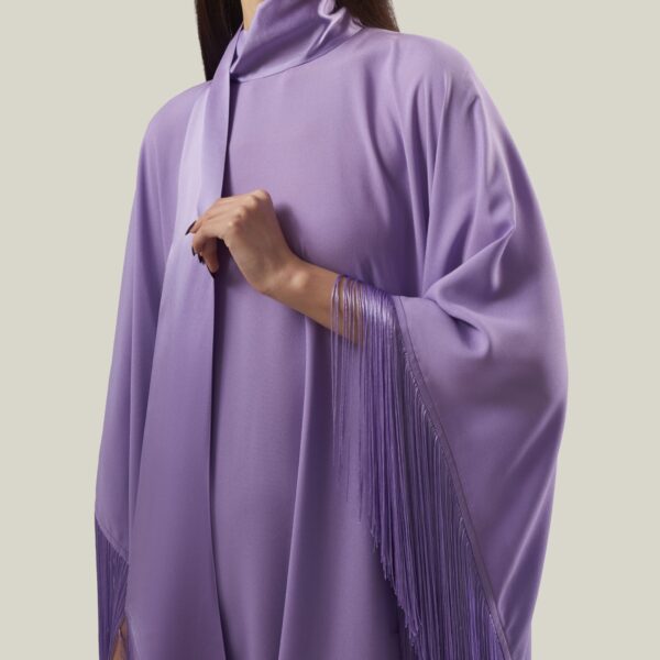 Taller Marmo Mrs Ross Kaftan In Lavender - Dresses - Italian Luxury Evening Wear at Coveti