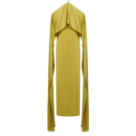 Taller Marmo Nan Dress In Gold Kiwi - Dresses - Italian Luxury Evening Wear at Coveti