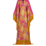 Taller Marmo Pahlavi Kaftan In Multicolor - Dresses - Italian Luxury Evening Wear at Coveti