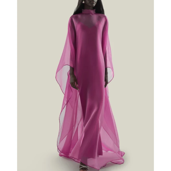 Taller Marmo Sphinx Kaftan In Pomegranate, view 5