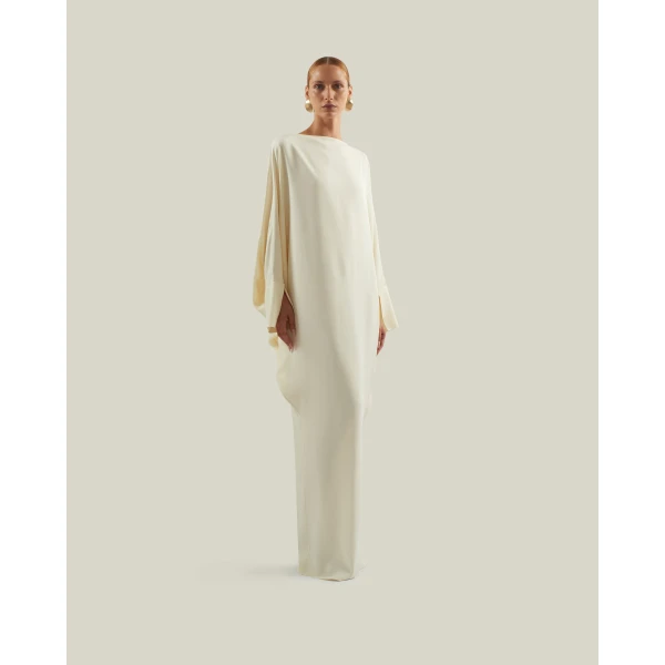 Taller Marmo Truman Kaftan In Latte, view 2