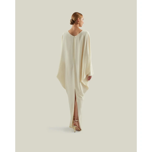 Taller Marmo Truman Kaftan In Latte, view 3