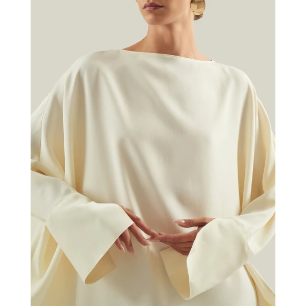 Taller Marmo Truman Kaftan In Latte, view 6