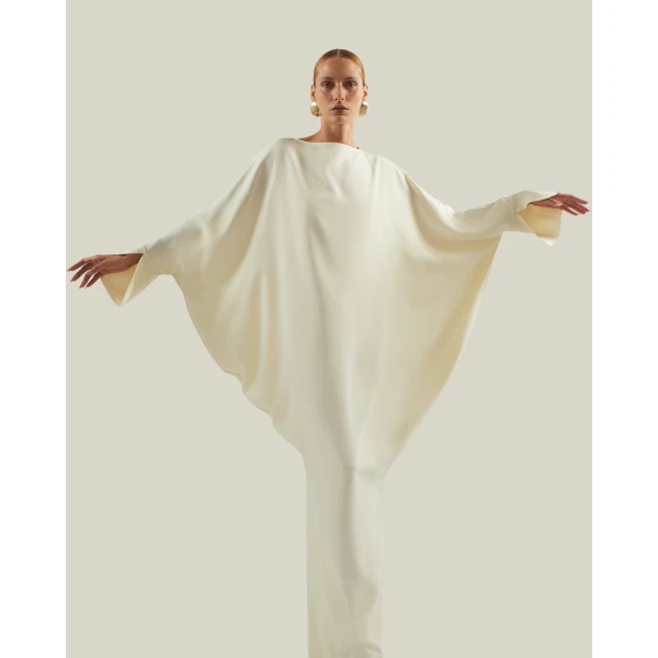 Taller Marmo Truman Kaftan In Latte, view 7