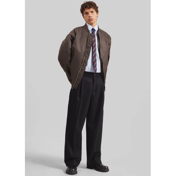 The Frankie Shop Astra Bomber Jacket – Brown, view 7