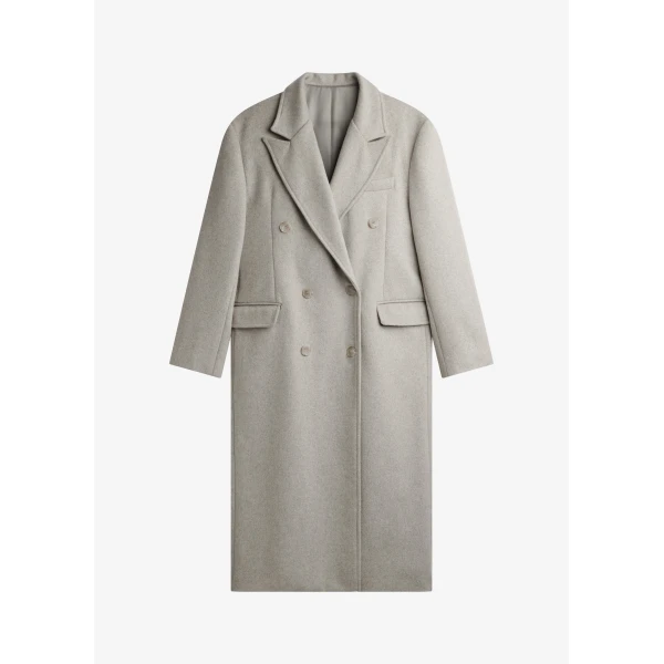 The Frankie Shop Bellace Wool Coat – Taupe, view 6
