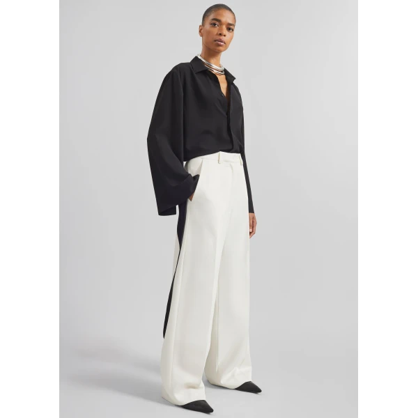 The Frankie Shop Brickell Trousers – Ivory, view 6